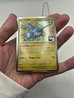 101/132 Latios Prize Pack Series 8 Stamped Pokemon TCG Mega Cosmos Holo - Image 4