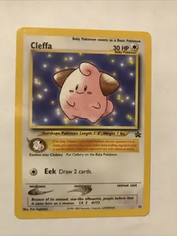 CLEFFA Pokemon Card - WOTC Promo - Black Star - #31 - NM - Image 1