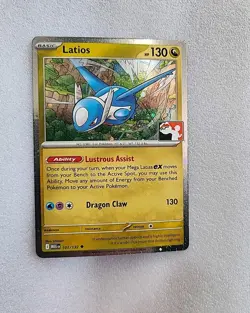 Latios Holo Pokemon Prize Pack Series 8 Promo Pokemon Card NM/LP - Image 2