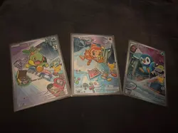3 First Partner Starter Promo Set Holo – Pokemon Turtwig Chimchar Piplup – NM/M - Image 1