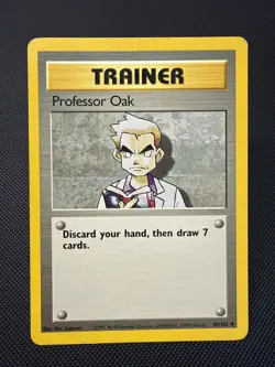POKEMON PROFESSOR OAK 88 BASE SET UNLIMITED HP - Image 1