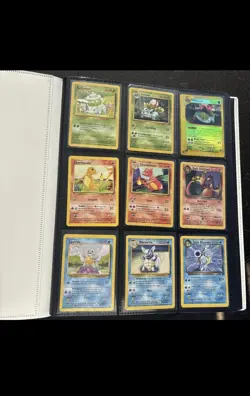 Original 151150 Complete Set 1st Gen Pokemon WOTC 14 Holos Vintage 19992 G2U - Image 1