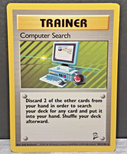 Computer Search Base Set 2 Rare Trainer 101/130 Pokemon Card TCG WoTC - Image 1