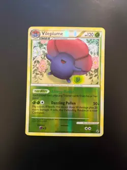 Vileplume - 24/90 - Pokemon HGSS Undaunted Reverse Holo Rare VLP - Image 1