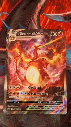 Pokemon TCG Charizard VMAX SWSH261 Black Star Promo Sword & Shield Promo - Image 1