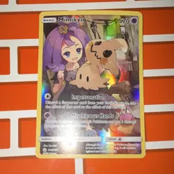 Pokemon Mimikyu Full Art Holo Secret Rare SM-Cosmic Eclipse 245/236, NEAR MINT - Image 1