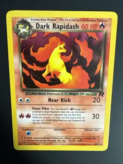 Pokemon TCG Dark Rapidash 44/82 Team Rocket Uncommon Vintage WOTC NM - Image 3