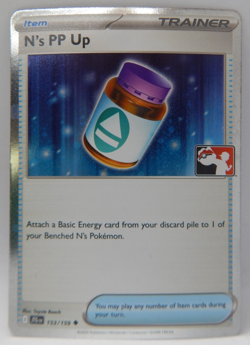 Pokemon Play! Prize Pack Series 7 #153 Cosmos Holo - N'S PP UP - Image 1