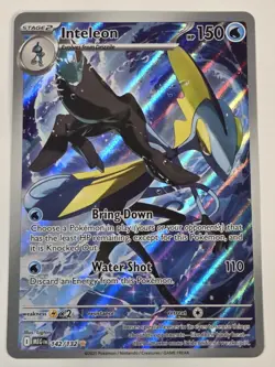 Inteleon 142/132 Pokemon Me01 Mega Evolution Illustration Ultra Rare NM Full Art - Image 1