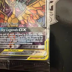 Pokemon Moltres & Zapdos & Articuno GX TAG TEAM SM210 Promo Holo - sealed Crease - Image 3