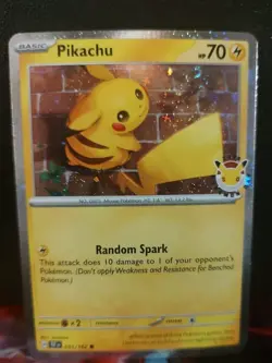 2026 Pokemon Day 30th Anniversary Pikachu 051 NICE SIGHT SWIRL/W BORDER SWIRL!! - Image 1