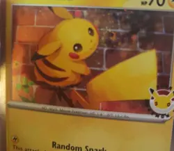 2026 Pokemon Day 30th Anniversary Pikachu 051 NICE SIGHT SWIRL/W BORDER SWIRL!! - Image 2