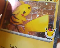 2026 Pokemon Day 30th Anniversary Pikachu 051 NICE SIGHT SWIRL/W BORDER SWIRL!! - Image 3