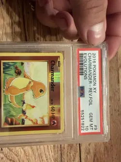 Pokemon Charmander Reverse Holo 2016 XY Evolutions PSA 10 GEM MT - Image 2