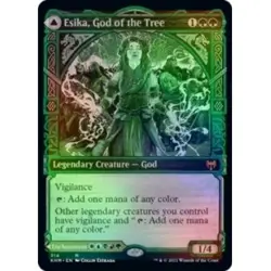 Foil Esika, God Of The Tree (showcase) M/NM Magic: The Gathering MTG Kaldheim - Image 1
