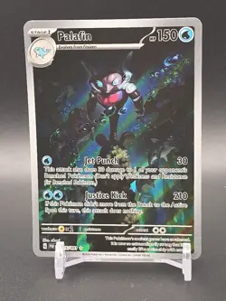 Pokemon TCG Palafin Scarlet & Violet: Paldean Fates 225/091 Holo Illustration... - Image 1