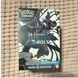 Pokemon Scarlet & Violet Black Bolt Booster Bundle Box with 6 Packs - Image 1