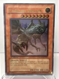 Yugioh Phantom Dragon LODT-EN041 UItimate Rare 1st Ed NM - Image 1