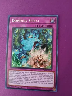 YUGIOH DOMINUS SPIRAL DOOD-EN079 SECRET 1ST ED NM - Image 1