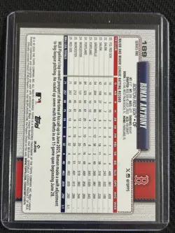 Topps Series 1 2026 Companion RC #189 Roman Anthony Red Sox Card - Image 2
