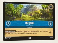 Disney Lorcana Fabled Motunui Island Paradise 170/204 NM - Image 1