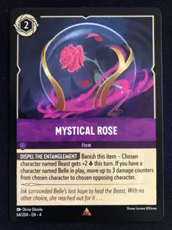 Disney Lorcana Ursula’s Return Mystical Rose 64/204 NM - Image 1