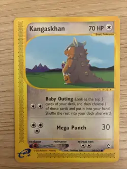 Pokemon Kangaskhan TCG Aquapolis Card 88/147 Non-Holo E-Reader - Image 1