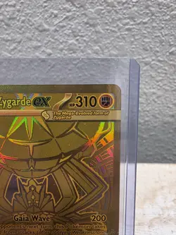 Pokemon Mega Zygarde EX 124/088 POR Full Art Holo Fighting Basic Card - Image 4