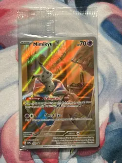Mimikyu 075 Black Star Promo Scarlet & Violet Paldean Fates Pokemon Card Sealed - Image 1