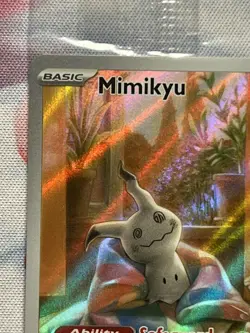 Mimikyu 075 Black Star Promo Scarlet & Violet Paldean Fates Pokemon Card Sealed - Image 3