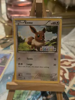 Pokemon Eevee TCG Promo Card 63/98 Build-A-Bear Sealed New - Image 1