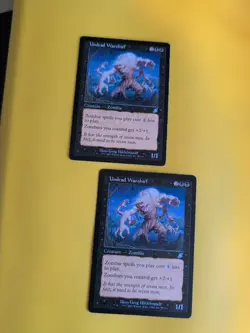 Undead Warchief x2 Scourge Zombie. Heavy Play Magic the Gathering 2 Card. - Image 1