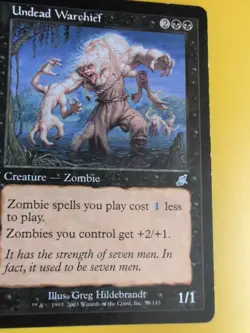 Undead Warchief x2 Scourge Zombie. Heavy Play Magic the Gathering 2 Card. - Image 4