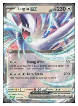 Lugia ex Holo Classic Collection Trading Card Game Classic 017/034 NM M034 - Image 1