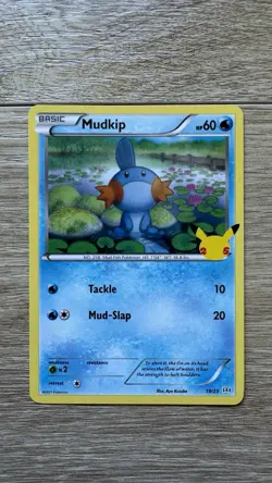 Pokemon Mudkip 19/25 - McDonald's 25th Anniversary Promo Regular Card NM - Image 1