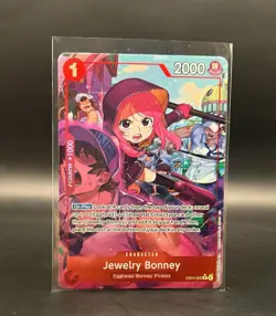 One Piece Card Game Jewelry Bonney EB04-002 Alt Art OP15 ENGLISH - Image 1