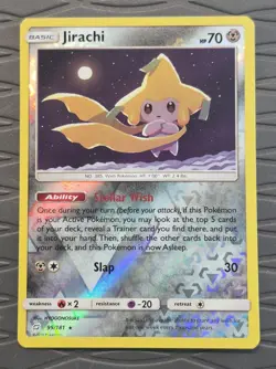 Jirachi 99/181 Team Up Reverse Holo Rare Pokemon Card - Image 1