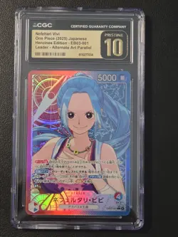Nefeltari Vivi EB03-001 Alt Art Leader 2025 One Piece Card japanese- Pristine 10 - Image 1