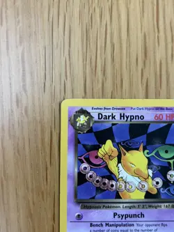 Pokemon TCG 2000 Team Rocket Dark Hypno 26/82 Non-Holo Rare Card LP - Image 5