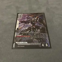 Gundam TCG - Holofoil - Freedom Gundam - GD01-065 (LR) / NM / English - Image 2