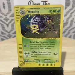 Weezing 032/165 Holo Rare English 2002 Expedition (EX) Pokemon TCG CCG E Reader - Image 1