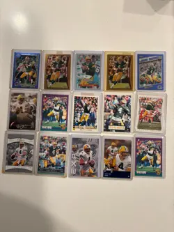 25 Different Brett Favre Football Cards Inserts Parallels Lot Collection (44) - Image 1