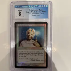 Arena League 2000 Enlightened Tutor CGC 8 Graded Magic MTG FOIL - Image 1