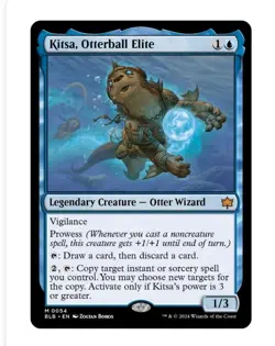 1x MTG Kitsa, Otterball Elite - BLOOMBURROW Mythic! NM Mint! - Image 1