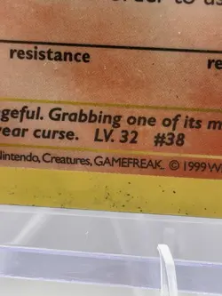 Pokemon TCG Ninetales Base Set Holo 12/102 - Image 3