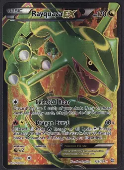 Pokemon Rayquaza EX 123/124 Full Art Dragons Exalted - Image 1