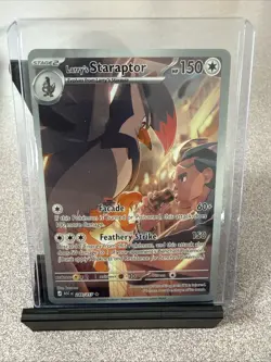Larry's Staraptor 249/217 Illustration Rare Ascended Heroes Pokemon TCG NM+ - Image 1