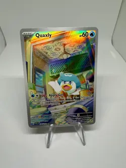 Quaxly 206/193 Illustration Rare Holo Sv02 Paldea Evolved Pokemon TCG NM - Image 1