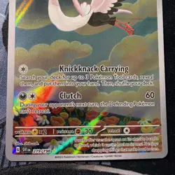 Bombirdier 219/198 Pokemon Scarlet and Violet Full Art Illustration Rare NM+ - Image 4