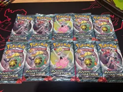 Pokemon TCG - Journey Together Booster Pack Lot x10 - Image 1